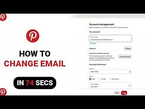 How to Change Email on Pinterest [NEW]