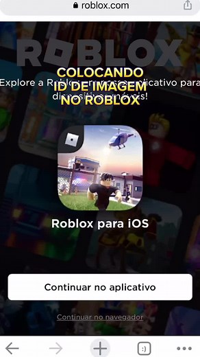 COMO COLOCAR UMA ID DE IMAGEM NO ROBLOX PELO CELULAR DE FORMA RÁPIDA! FUNCIONA PRA CELULARES ANDROID E IOS #fyyy #fypシ #viraliza #viral #fyp #roblox #bloxburg #foryou #fy #tiktok #tiktokbrasil #tiktokers #meviralizastiktok? #meviraliza #fypシ゚viral #colocar #decal #id #imagem