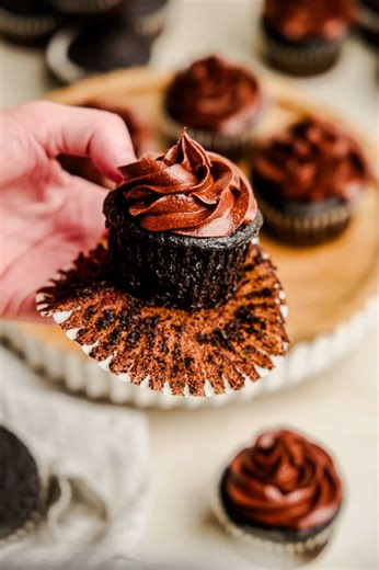 These chocolate cupcakes are the real deal. They're super moist, fudgy, and practically melt in your mouth! https://thestayathomechef.com/chocolate-cupcake-recipe/ | The Stay At Home Chef