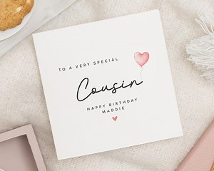 Cousin Birthday Card, Birthday Card for Cousin, Happy Birthday Cousin Card, Cousin Gift for Birthday, Best Cousin Card, Birthday Card Cousin - Etsy