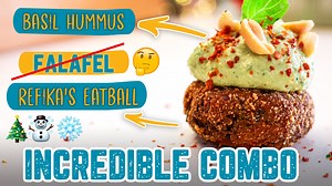 For the new year I wanted to make a vegetarian treat with every detail on how to make a perfect creamy basil hummus together with one of my inventions EATBALL, which can be a great replacement for falafel 😍 It is much easier to make and maybe even tastier than falafel! When these two beauties come together, it's a great way to start a year with full of goodness! 🤩🎄❄️ Full Video ➡️➡️ https://youtu.be/1DI8LDYRg1Q Yeni yıl için vejeteryan bir tarif ile karşınızdayım! Falafelin daha kolay -- ve b