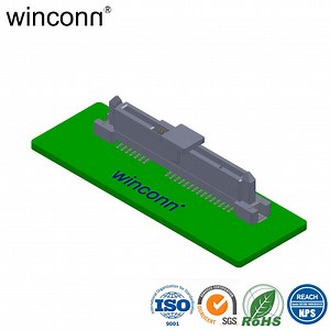 [Hot Item] Sas 29p Receptacle Vertical SMT Type Connector