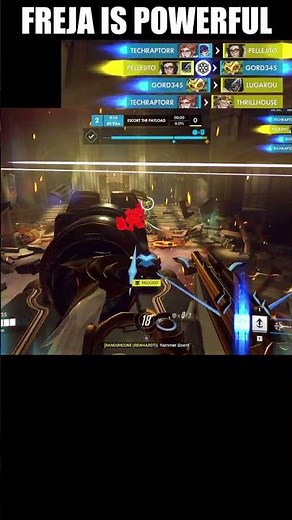 FREJA is POWERFUL in Overwatch... #overwatch2 #overwatch #ow2