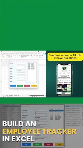 POV: You just built a professional HR system in Excel #excel #automation #work