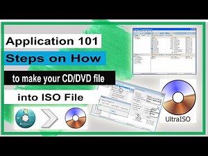 How to convert CD/DVD file into ISO File using UltraISO