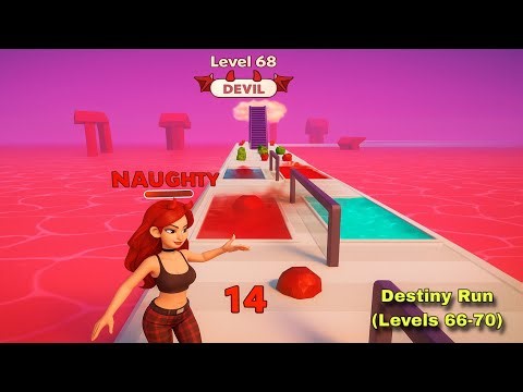 Destiny Run - All Levels Gameplay Pop Pi (Levels 66-70)