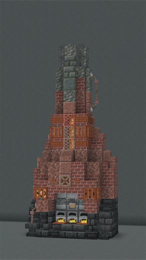 Best Minecraft 1.21 Forge Design #minecraft #shorts #minecraftbuilding