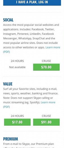 Carnival Cruise Line 🛳: Internet rates
