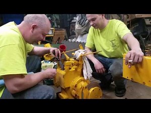 cub cadet 1450 working on the rear end replacing the gasket to the pump part 1