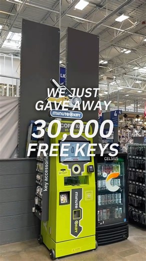 Our 30,000 free keys are gone! 🔑🤩 Special thanks to everyone who got a spare this week and helped us hit our goal of 300 MILLION keys sold! Cue the confetti! 🎊 *All codes have been redeemed. Code is no longer valid.* | Minute Key