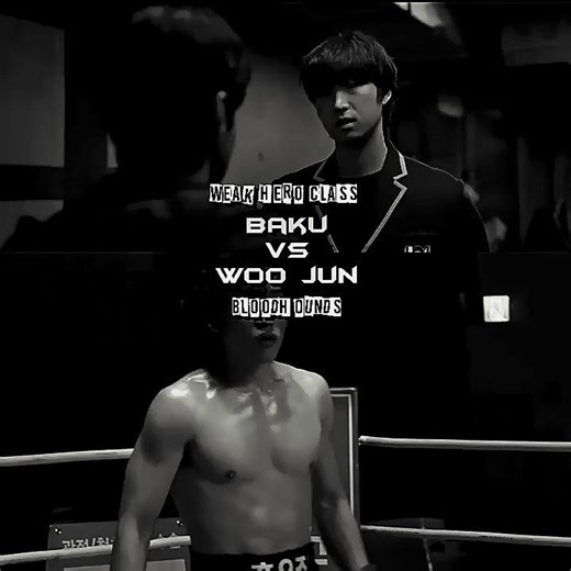 Baku vs Woo Jin #shorts #weakheroclass2 #bloodhounds #tiktok