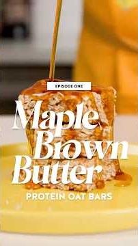 S1E1 Maple Brown Butter Protein Oat Bars | In the Mix