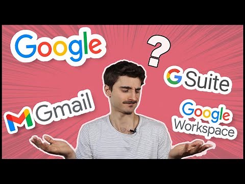 The difference between Google Account, Gmail and Workspace (GSuite)