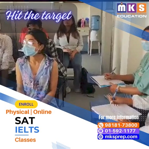  Ready to ace your SAT and IELTS exams? Join the SAT Classes at MKS...