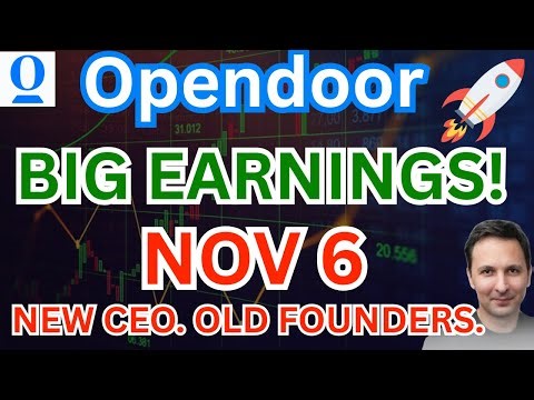 Opendoor’s DO-OR-DIE Earnings on Nov 6! New CEO, Old Founders Return!