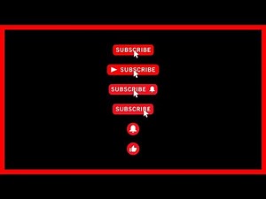 Animated YouTube Subscribe Button Overlays