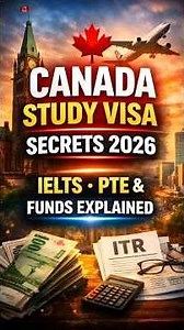 Canada Study Visa Secrets 2026 | IELTS, PTE & Funds Explained