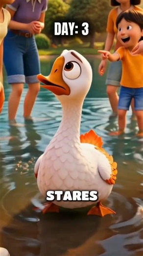 What if a goose suddenly stop chasing people?🙅