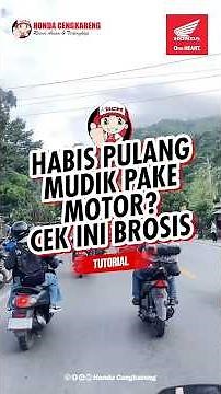 Coming home on your motorcycle? Check out these components, bro! #hondacengkareng #Eid2026