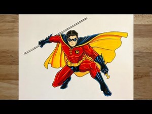 How to draw Robin (full body)