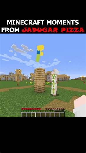 MINECRAFT MOMENTS FROM JADUGAR PIZZA #minecraft #shorts #gaming #indiangamer #minecraftmemes
