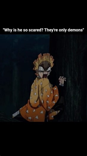 Now I know why zenitsu is scared of demons #anime #demonslayer#kny #demon #edit #fyp#zenitsu#scary