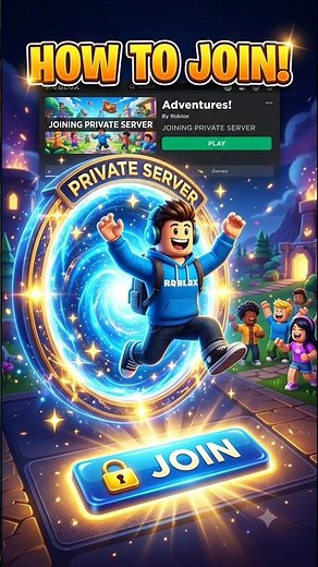 How to Join a Roblox Private Server! 🔒🎮 #Roblox #Shorts