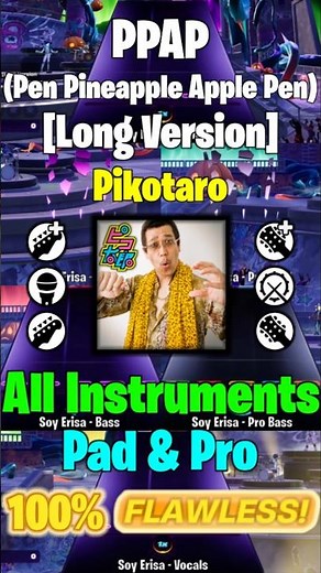 Fortnite Festival: "PPAP (Pen Pineapple Apple Pen) [Long Version]" by Pikotaro