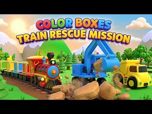 Color Boxes Train Rescue Mission