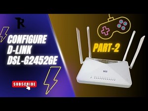 How to configure D Link DSL G2452GE ON PPPoE setting part 2