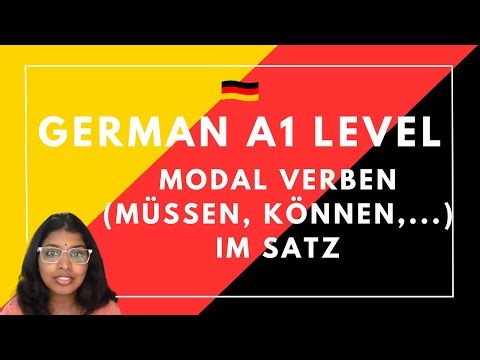 A1 German | Chapter 5_3 – Grammar | Modalverben im Satz | Modal verbs & sentence construction