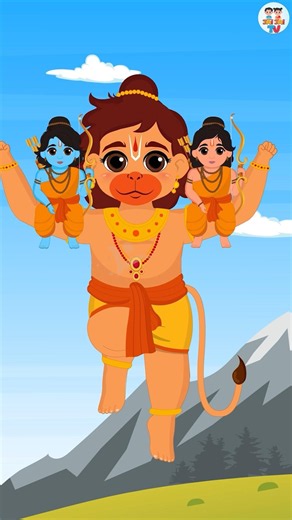 Hanuman ji — the living avatar of Mahadev’s strength 🔱 #jaijaitv #hanumanji