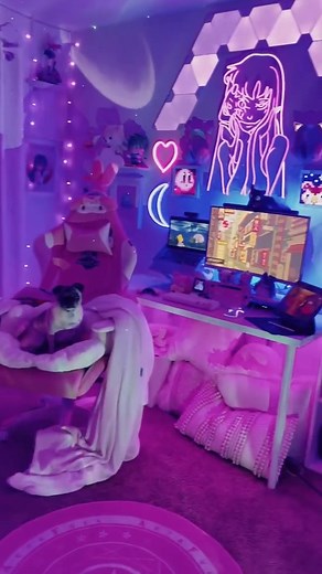 Pink Aesthetic Gamer Girl Room Decor Ideas