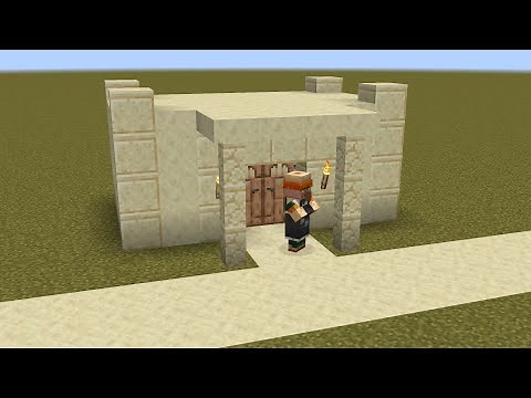 How to build a Minecraft Village Mason (1.14 desert)