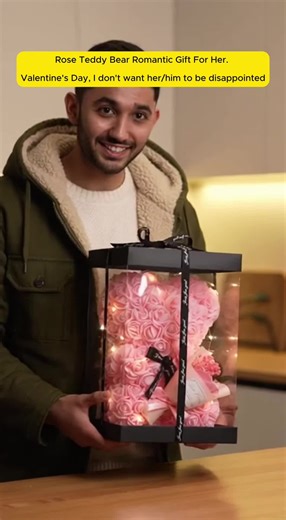 Rose Teddy Bear Romantic Gift For Her. BlFor Girlfreind Wife Mom Grandma Red Rose Flow Valentine's day Birthday Holiday Gifts Fo Gift Wedding Anniversary Home Decor #giftsforher #valentinesdaygiftideas #gag #stockingstuffersforher #vdaygiftideas