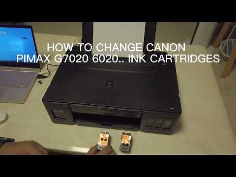 How to replace Canon Pimax G4210 G3200 G2200 G1200 G7020 6020 5020 MegaTank Printers head.