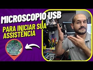 MICROSCÓPIO USB 1600x BARATO PARA VOCÊ COMEÇAR SUA ASSISTÊNCIA TÉCNICA !!! RafaTec