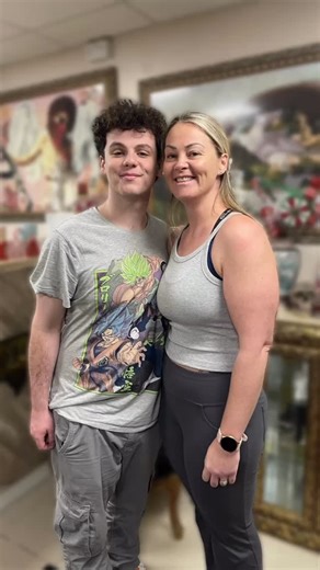 ❤️ to the moon and back! 🌖 Believe it or not, just watching mums and their kids interact with one another, laugh, joke and smile and connect, is something that doesn’t happen enough, but brings a lot of joy seeing this. As parents, these connections is what we should strive for, nothing else. Thank you Donna Marie & Seamus for the trust 🙏🏻 loved every minute of this. Tattoo down by @crek_tattoo (Jakub) | Urban-Ink Tattooz Belfast