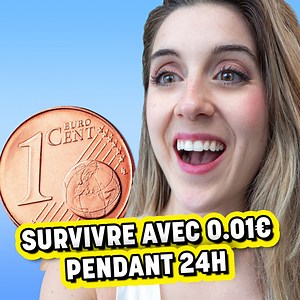 Survivre avec 0,01€ pendant 24h ? 🤯 | DENYZEE