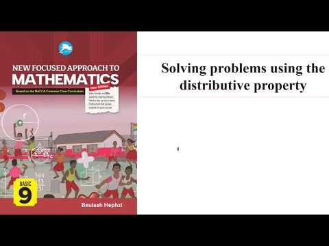 How to solve problems using distributive property