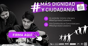 #MásDignidadyCiudadanía