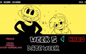 FNF（全中机翻） HD更新！第五周HARD全阶段通关！全新周目DATE WEEK