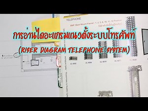 การอ่านไดอะแกรมแนวตั้งระบบโทรศัพท์(Riser Diagram Telephone System)