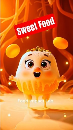 Sweet Foods Inside Your Body 🍩🍮