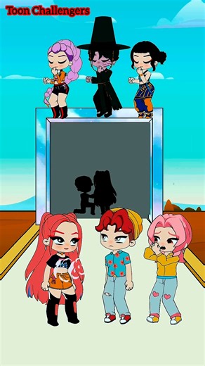 POV: When Abby’s Puzzle Leads to a Kiss 💋 | KPop Demon Hunters | Toon Challengers