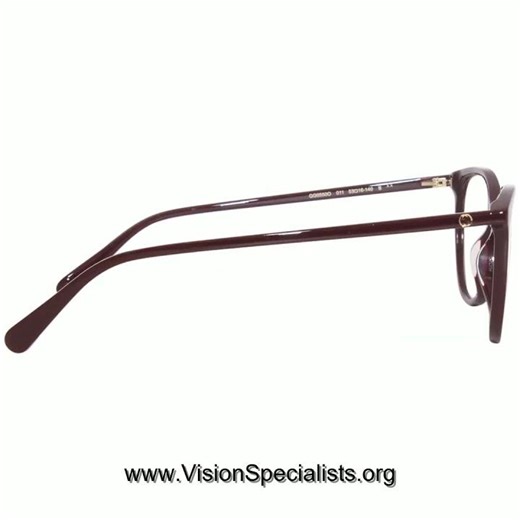 Gucci GG0550O 012 Eyeglasses Womens Nude Full Rim Cat Eye 5316140 Burgundy011 889652407289