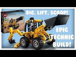 Dig In! LEGO Technic 42197 Backhoe Loader Build