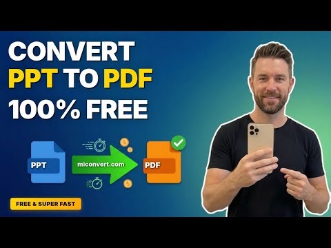 Best Free PPT to PDF Converter — No Installation Needed