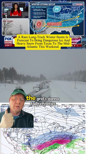 Severe Winter Storm Forecast: Ice and Snow Impacting U.S.