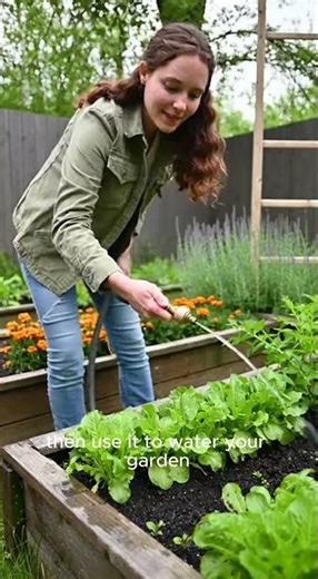 How to use a rain barrel for watering? #howto #agriculture #gardening #shortsviral